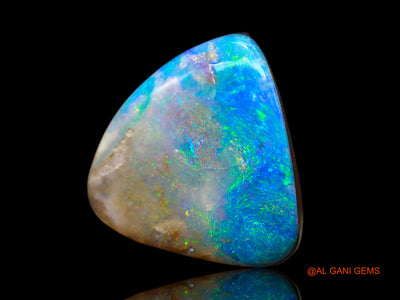 6.00 Cts Lab-Created Australian Doublet Opal Loose Gemstone Trillion Cabochon 13x13x4 mm D-135