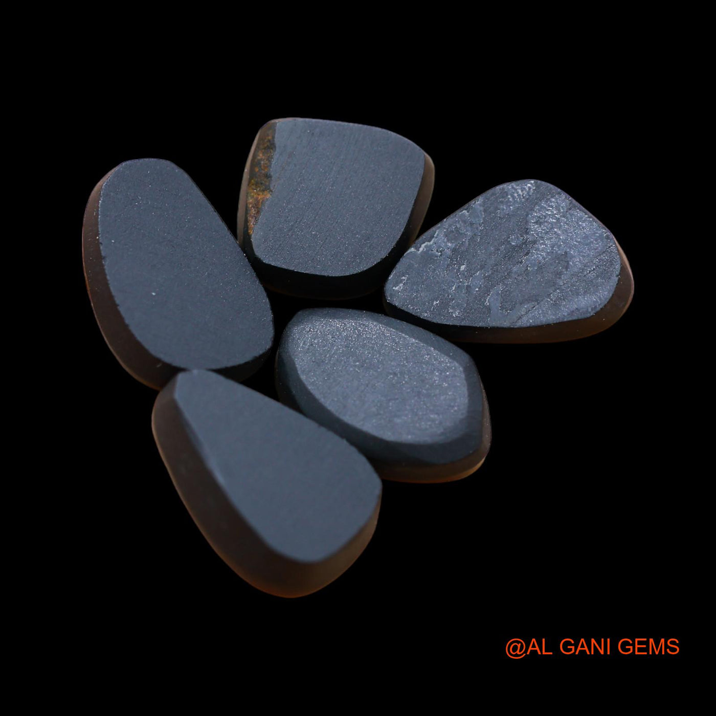 5 Pcs 25.00 Cts Lab-Created Doublet Opal Loose Gemstone Mix Cabochon Wholesale Lot 10X10X4 mm TO 9X14X4 mm D-151