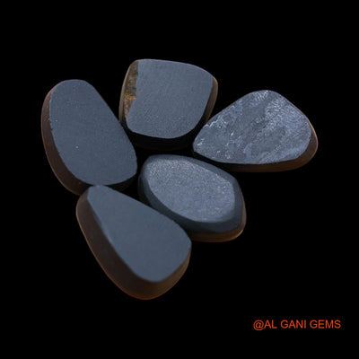 5 Pcs 25.00 Cts Lab-Created Doublet Opal Loose Gemstone Mix Cabochon Wholesale Lot 10X10X4 mm TO 9X14X4 mm D-151