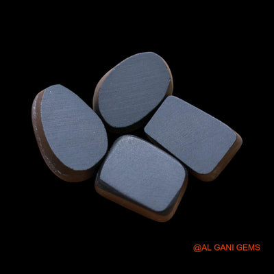 Lab-Created Doublet Opal Loose Gemstone Mix Cabochon From Australia 4 Pcs 34.00 Cts 9X14X5 mm TO 11X16X5 mm D-158