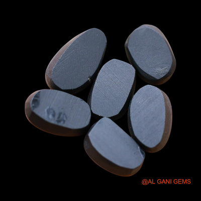 6 Pcs 21.00 Cts Lab-Created Doublet Opal Loose Gemstone Mix Cabochon Wholesale Lot 8X14X3 mm TO 7X11X3 mm D-159