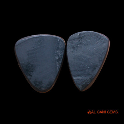 2 Pcs 25.00 Cts Lab-Created Australian Doublet Opal Loose Gemstone Mix Cabochon 15X20X4 mm TO 17X20X4 mm D-160