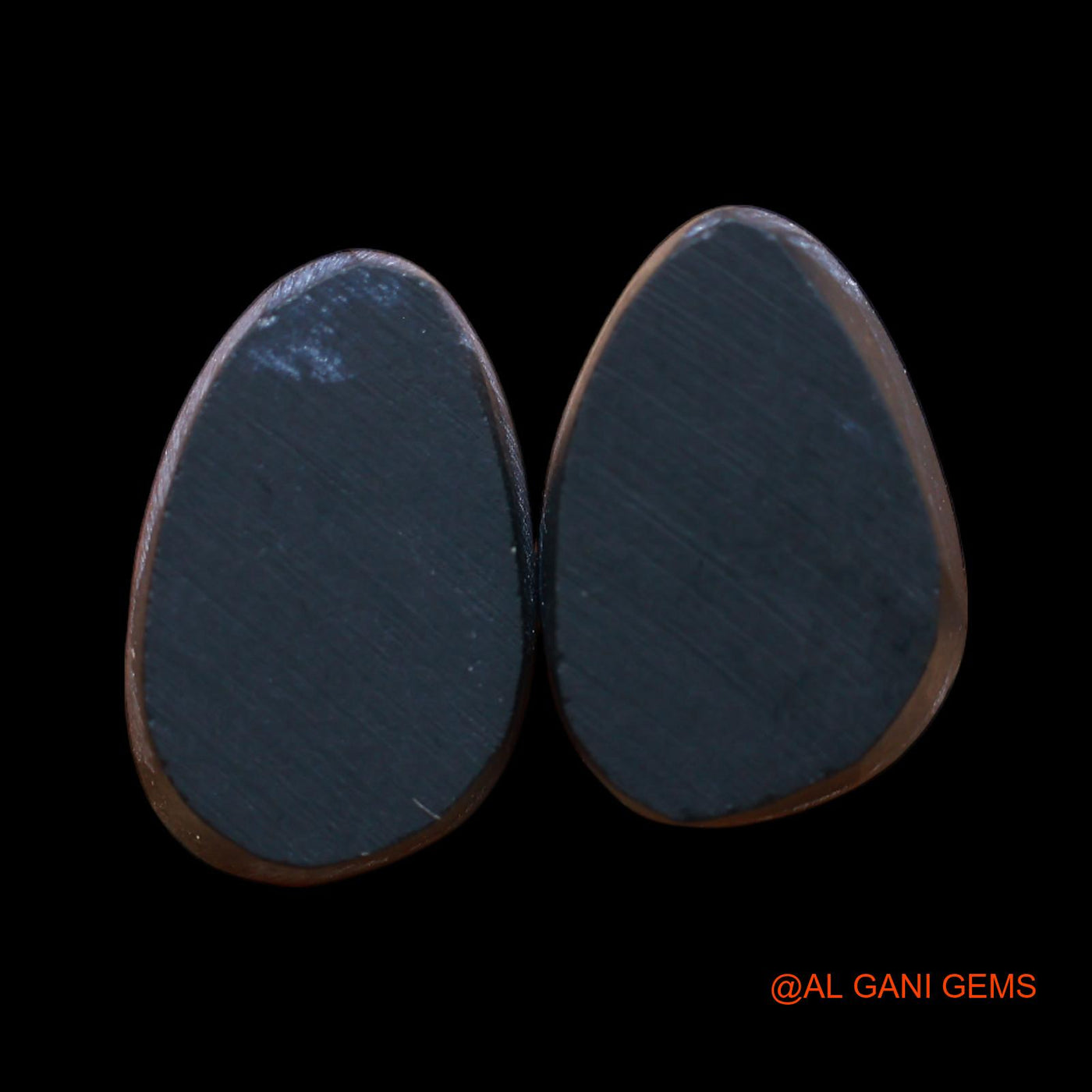 2 Pcs 15.00 Cts Lab-Created Australian Doublet Opal Loose Gemstone Mix Cabochon 11X16X4 mm TO 11X17X4 mm D-162