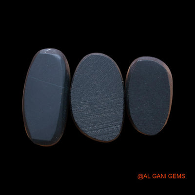 3 Pcs 26.00 Cts Lab-Created Australian Doublet Opal Loose Gemstone Mix Cabochon 10X16X4 mm TO 9X20X5 mm D-163