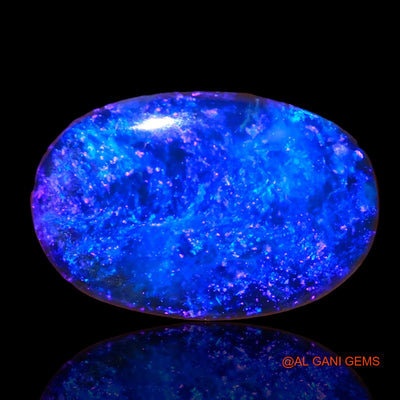 10.65 Cts Lab-Created Australian Doublet Opal Loose Gemstone Oval Cabochon 16x11x5 mm D-17