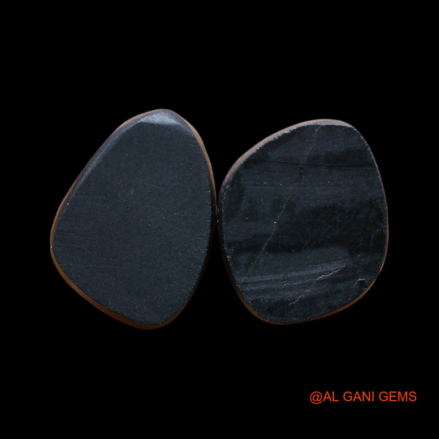 2 Pcs 12.00 Cts Lab-Created Australian Doublet Opal Loose Gemstone Mix Cabochon 12X13X3 mm TO 11X15X3 mm D-187