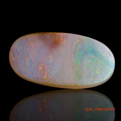 11.00 Cts Natural Australian Doublet Opal Loose Gemstone Oval Cabochon 23x11x5 mm D-194