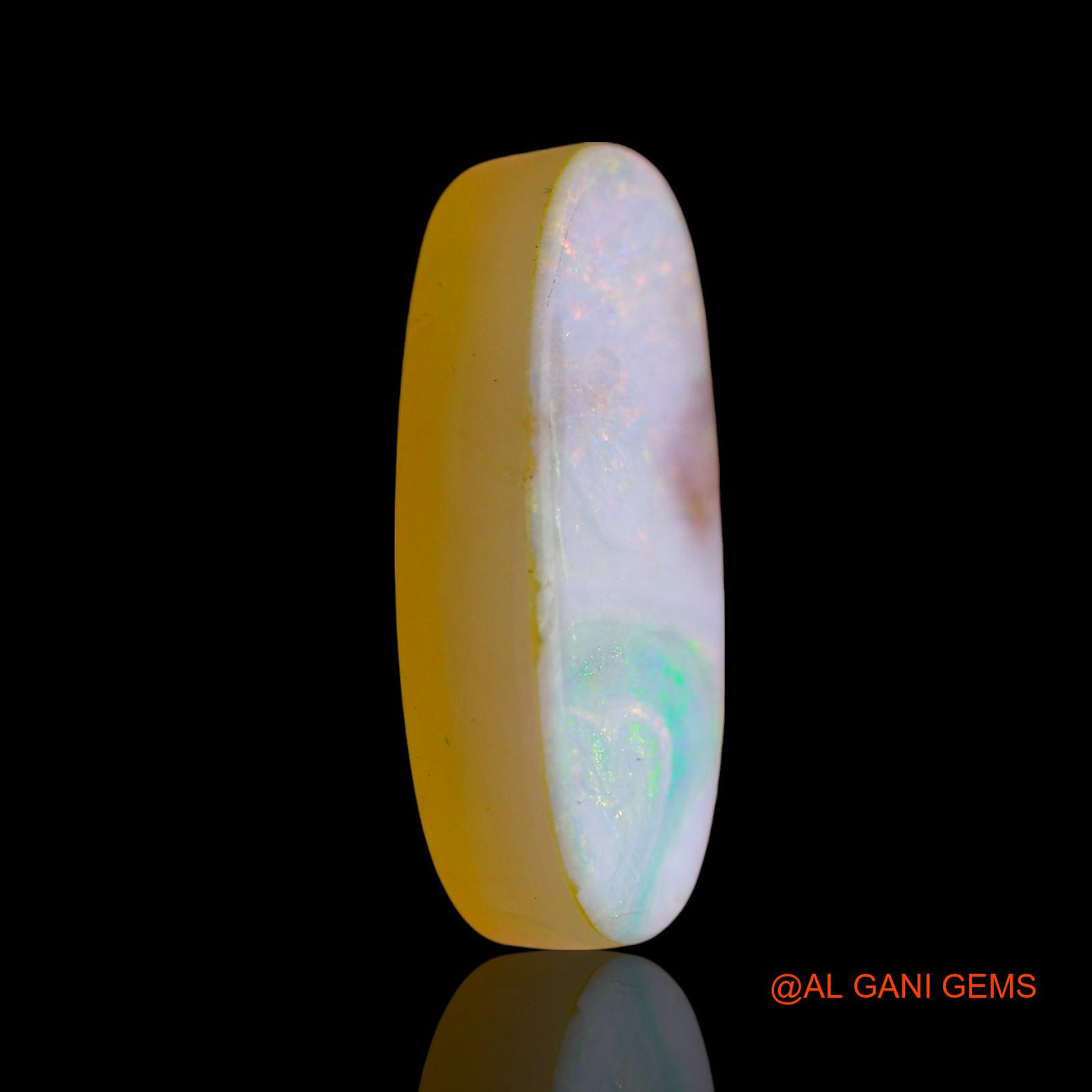 11.00 Cts Natural Australian Doublet Opal Loose Gemstone Oval Cabochon 23x11x5 mm D-194