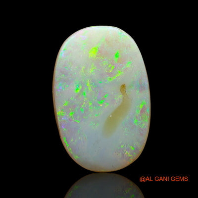 11.00 Cts Natural Australian Doublet Opal Loose Gemstone Oval Cabochon 18x11x6 mm D-196