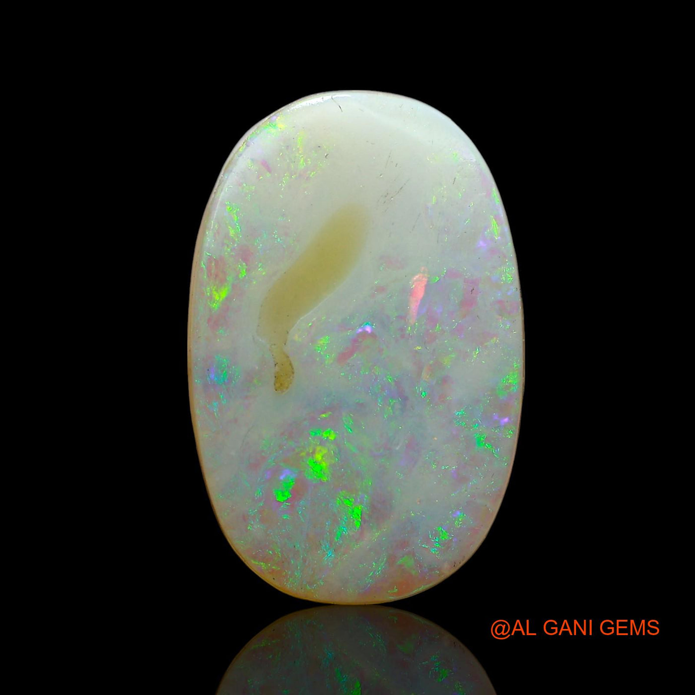 11.00 Cts Natural Australian Doublet Opal Loose Gemstone Oval Cabochon 18x11x6 mm D-196