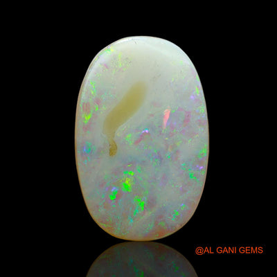 11.00 Cts Natural Australian Doublet Opal Loose Gemstone Oval Cabochon 18x11x6 mm D-196