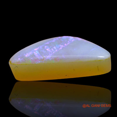 5.00 Cts Unheated Australian Doublet Opal Loose Gemstone Fancy Cabochon Natural 18x8x5 mm D-197