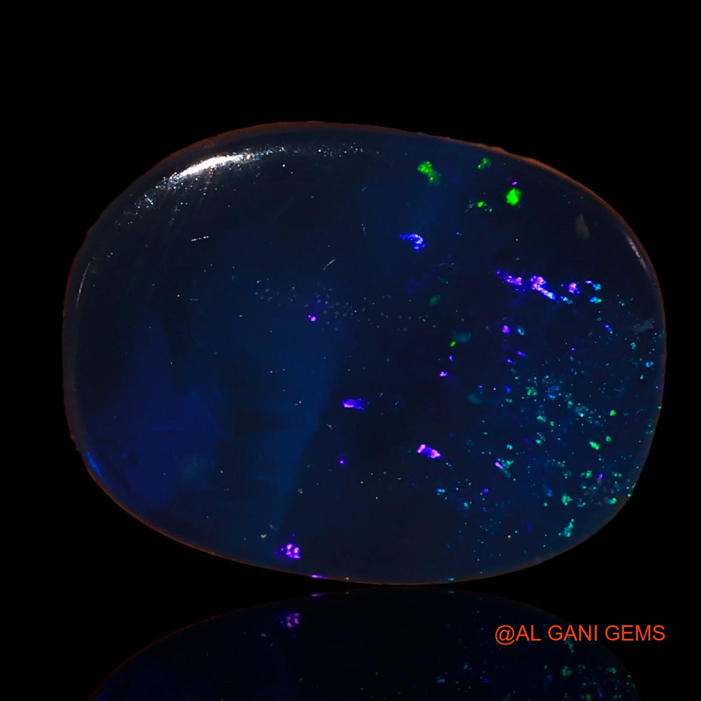 9.70 Cts Lab-Created Australian Doublet Opal Loose Gemstone Oval Cabochon 16x12x4 mm D-19