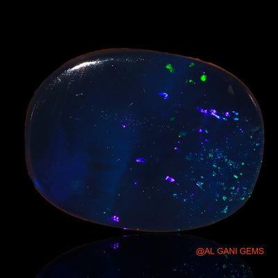 9.70 Cts Lab-Created Australian Doublet Opal Loose Gemstone Oval Cabochon 16x12x4 mm D-19