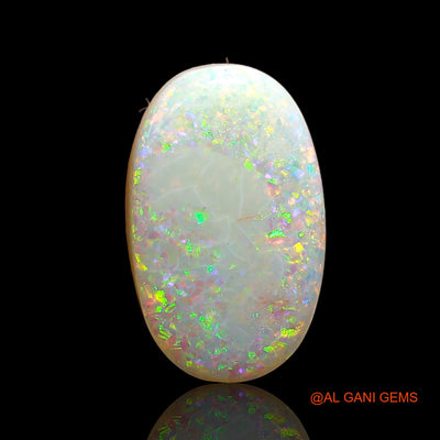 10.15 Cts Lab-Created Australian Doublet Opal Loose Gemstone Oval Cabochon 18x11x6 mm D-1