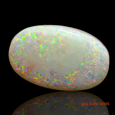 10.15 Cts Lab-Created Australian Doublet Opal Loose Gemstone Oval Cabochon 18x11x6 mm D-1