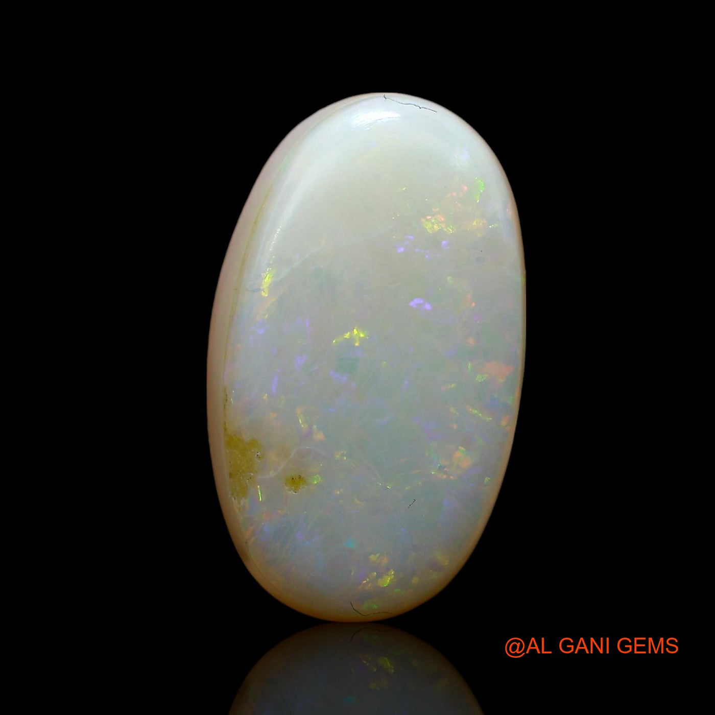 7.00 Cts Natural Australian Doublet Opal Loose Gemstone Oval Cabochon 16x9x5 mm D-201
