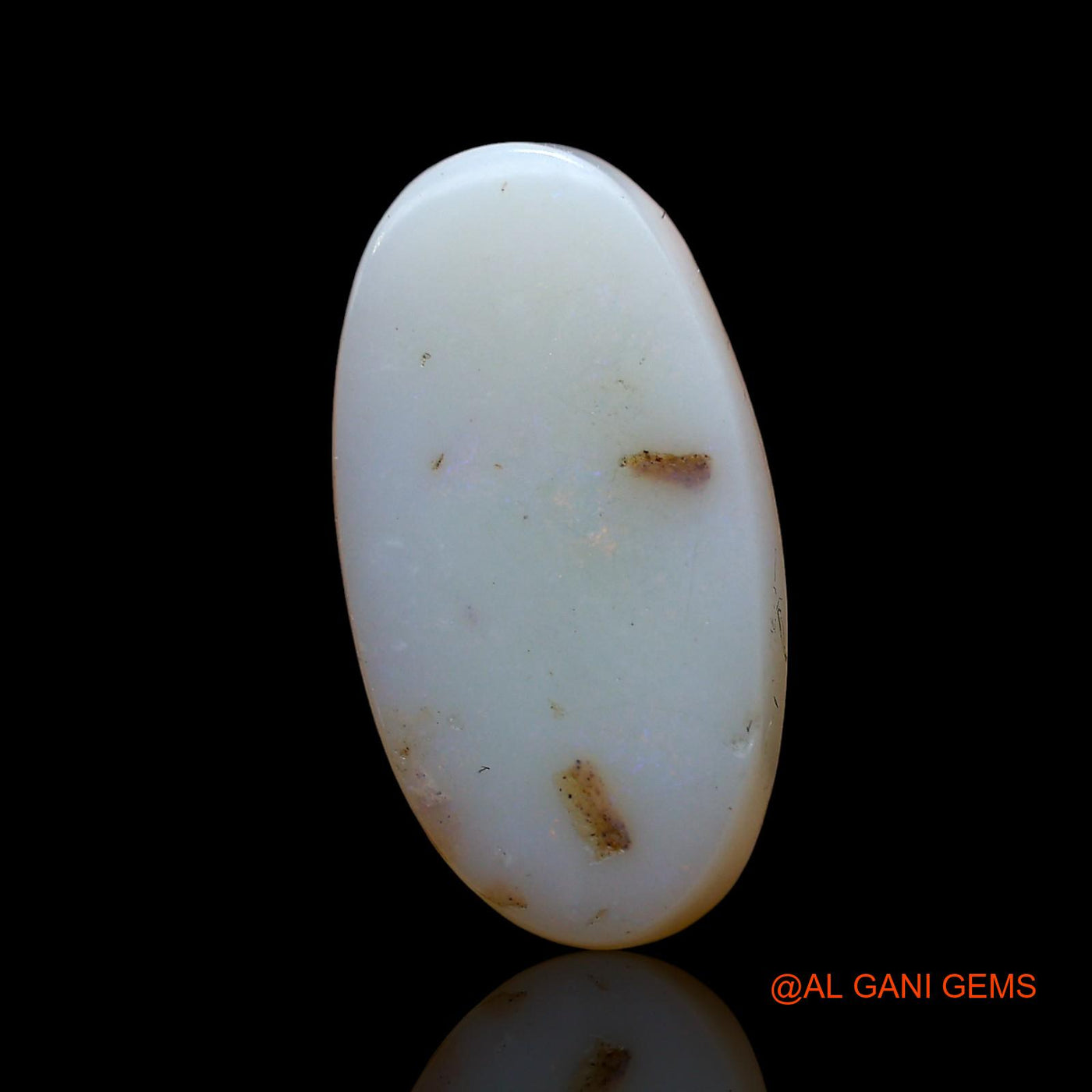 Natural Doublet Opal Gemstone 4.00 Cts Loose Oval Cabochon From Australia 16x8x3 mm D-202
