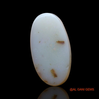 Natural Doublet Opal Gemstone 4.00 Cts Loose Oval Cabochon From Australia 16x8x3 mm D-202