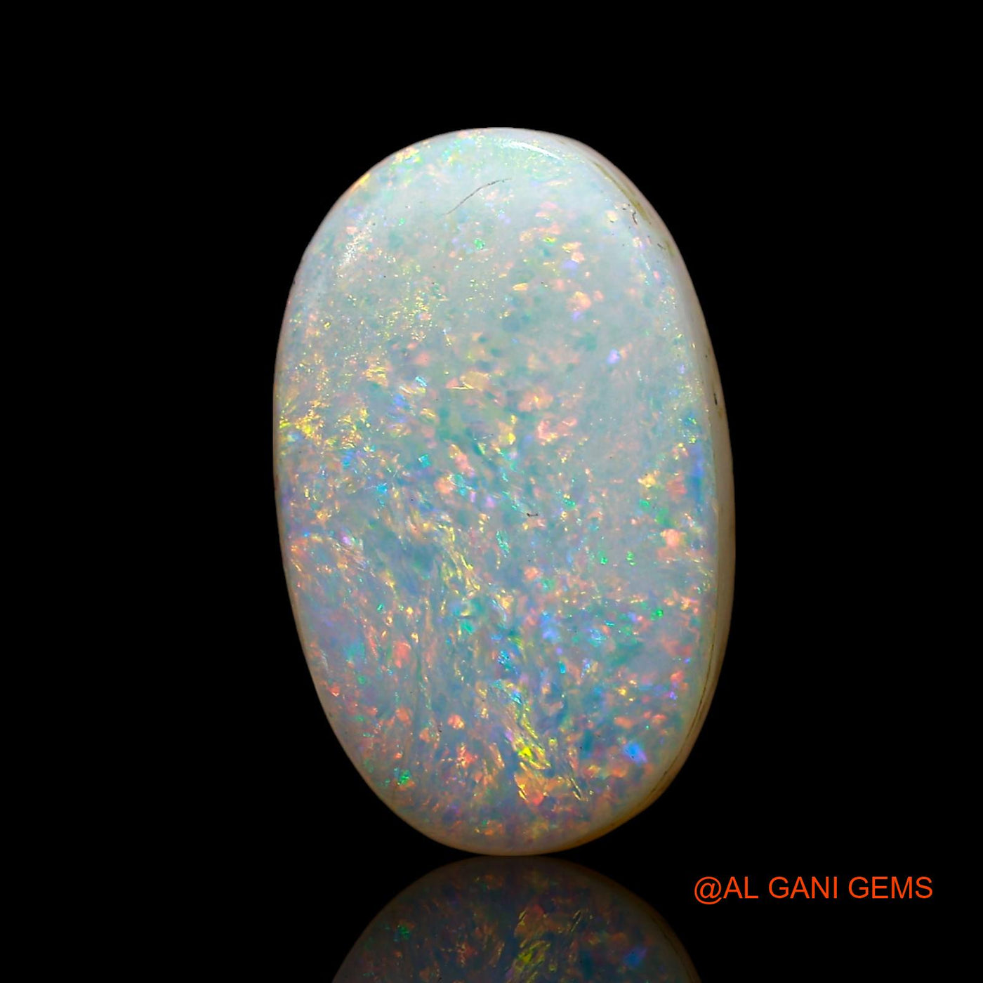 5.00 Cts Natural Australian Doublet Opal Loose Gemstone Oval Cabochon 14x9x5 mm D-203