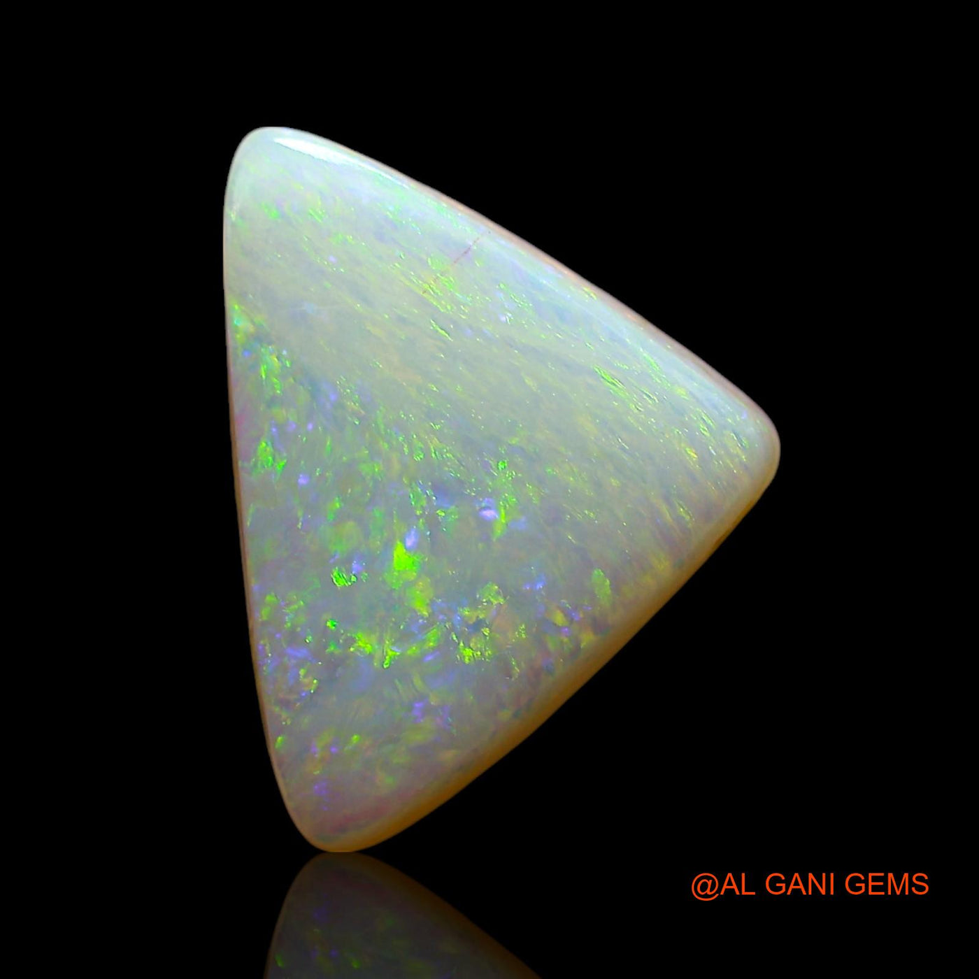 3.00 Cts Natural Australian Doublet Opal Loose Gemstone Trillion Cabochon 14x10x4 mm D-204