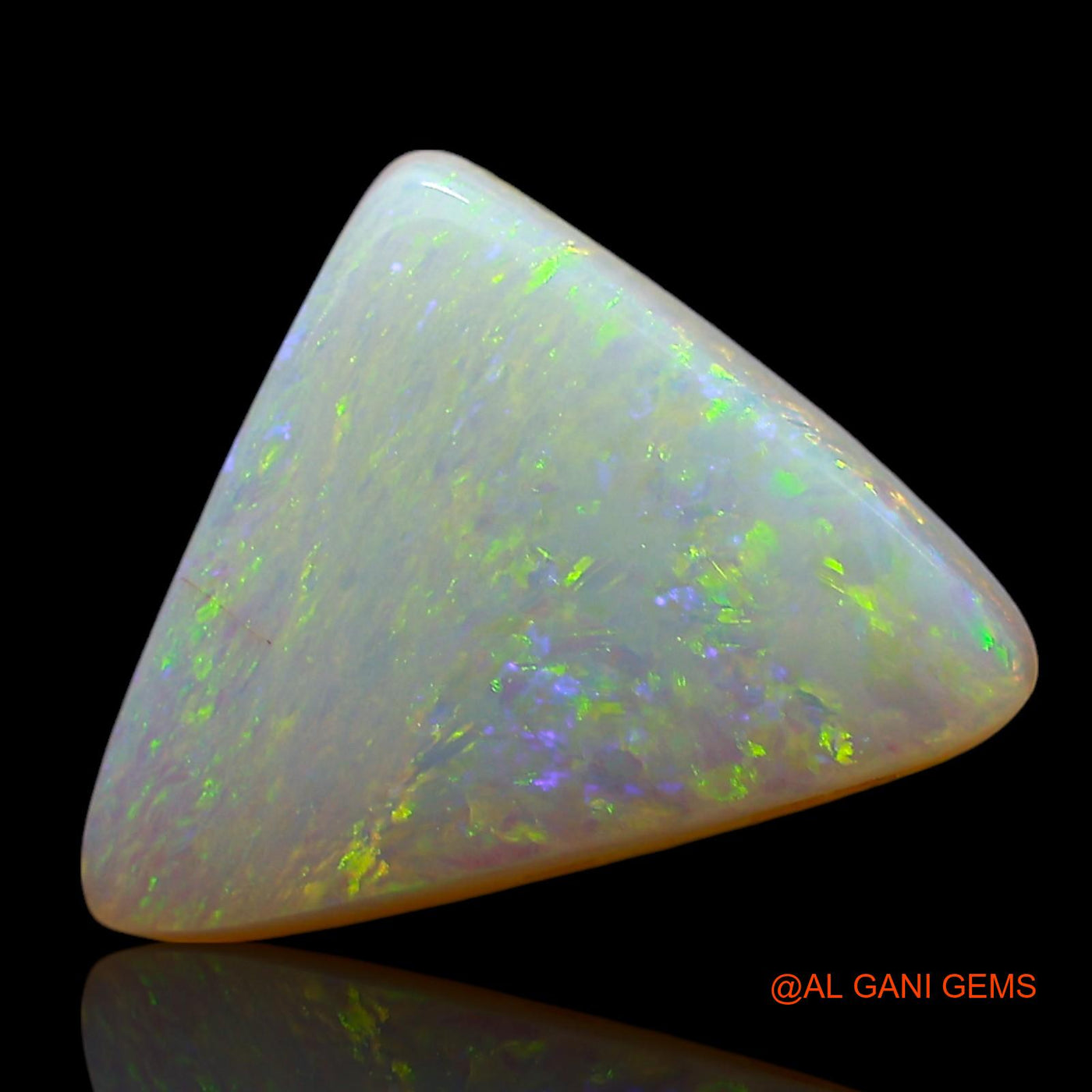 3.00 Cts Natural Australian Doublet Opal Loose Gemstone Trillion Cabochon 14x10x4 mm D-204