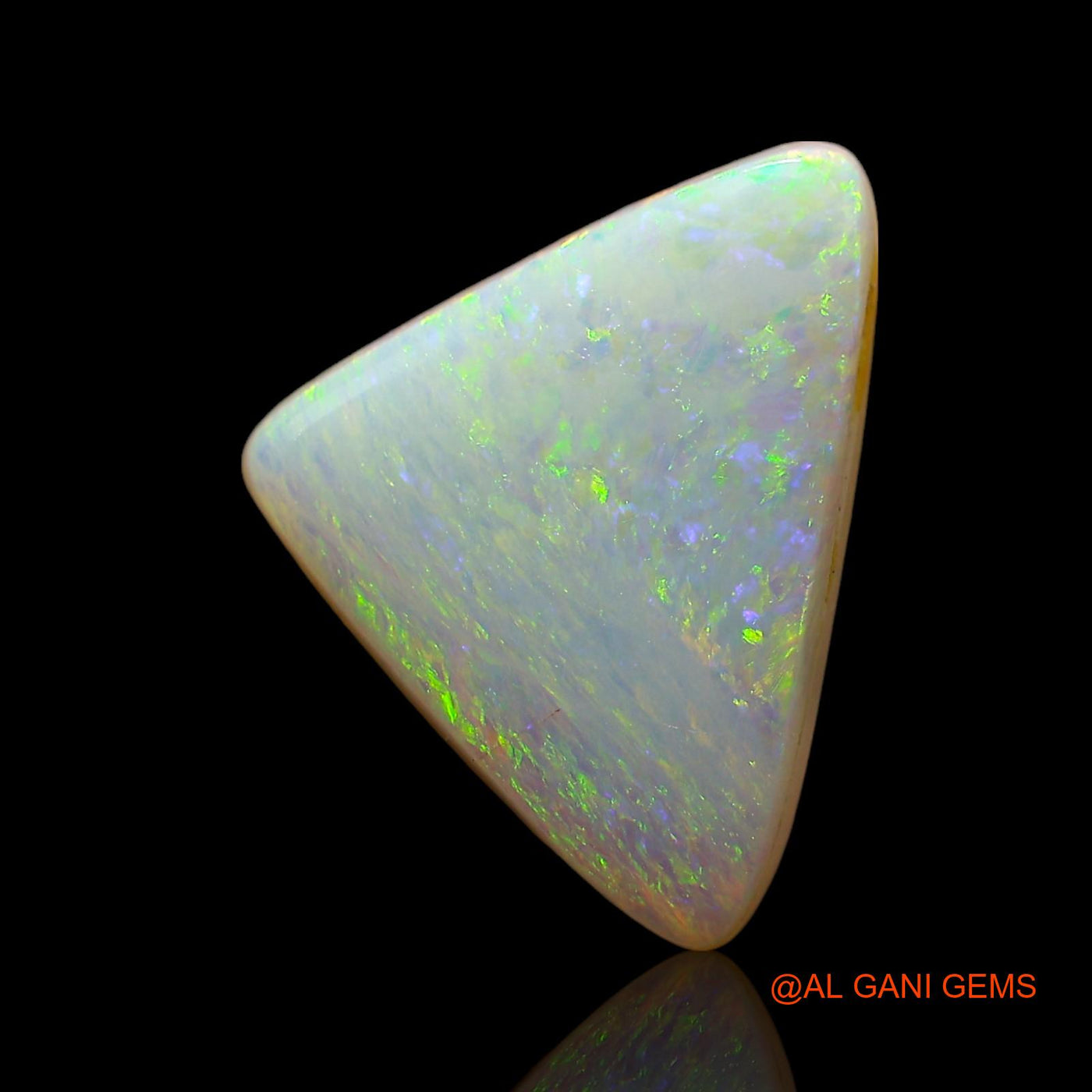 3.00 Cts Natural Australian Doublet Opal Loose Gemstone Trillion Cabochon 14x10x4 mm D-204