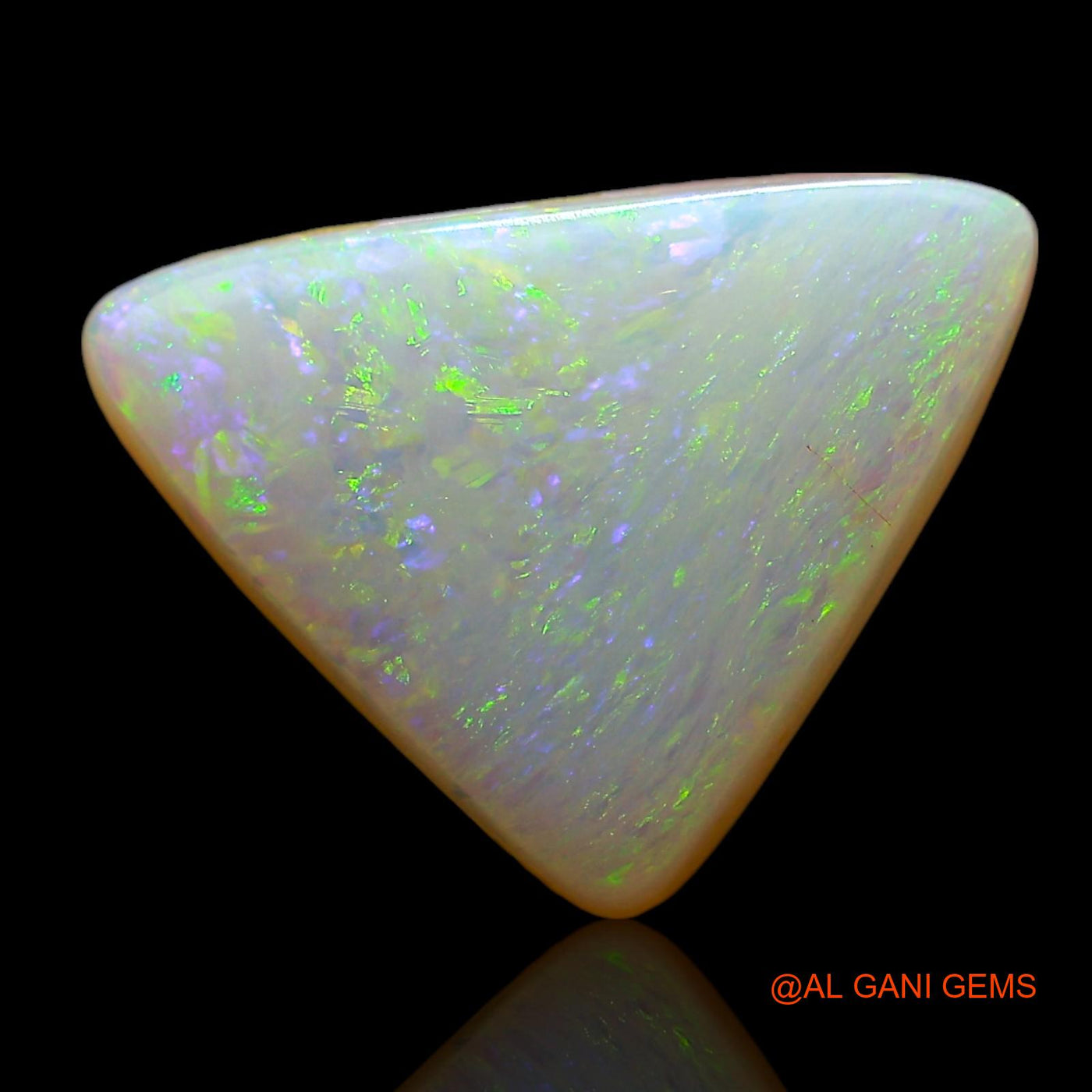 3.00 Cts Natural Australian Doublet Opal Loose Gemstone Trillion Cabochon 14x10x4 mm D-204