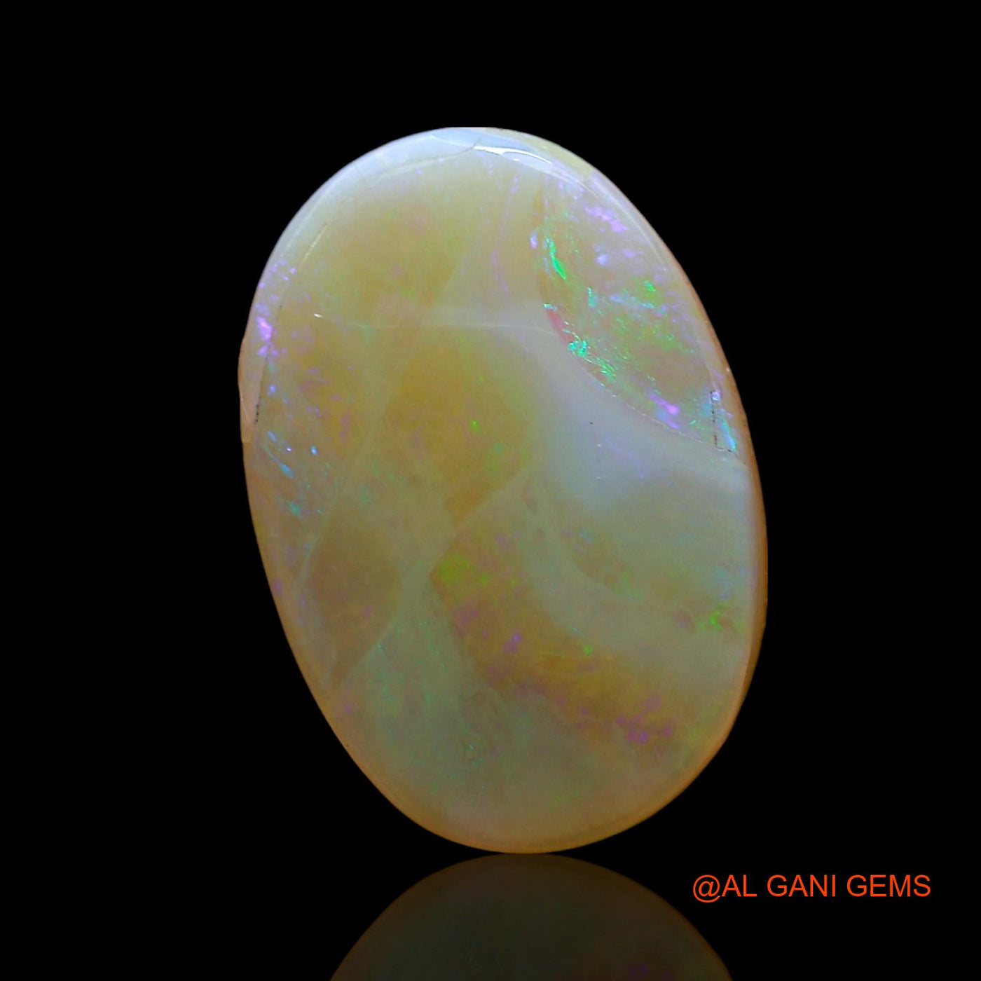 5.00 Cts Natural Australian Doublet Opal Loose Gemstone Oval Cabochon 14x10x4 mm D-205