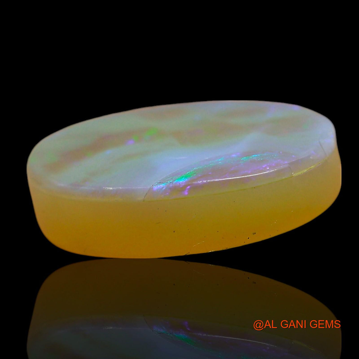 5.00 Cts Natural Australian Doublet Opal Loose Gemstone Oval Cabochon 14x10x4 mm D-205