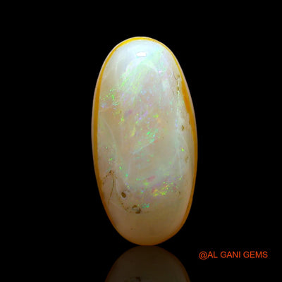3.00 Cts Natural Australian Doublet Opal Loose Gemstone Oval Cabochon 15x8x5 mm D-206