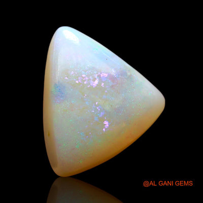 Natural Untreated Doublet Opal Loose Gemstone Trillion Cabochon From Australia 5.00 Cts 13x11x6 mm D-208