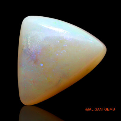Natural Untreated Doublet Opal Loose Gemstone Trillion Cabochon From Australia 5.00 Cts 13x11x6 mm D-208