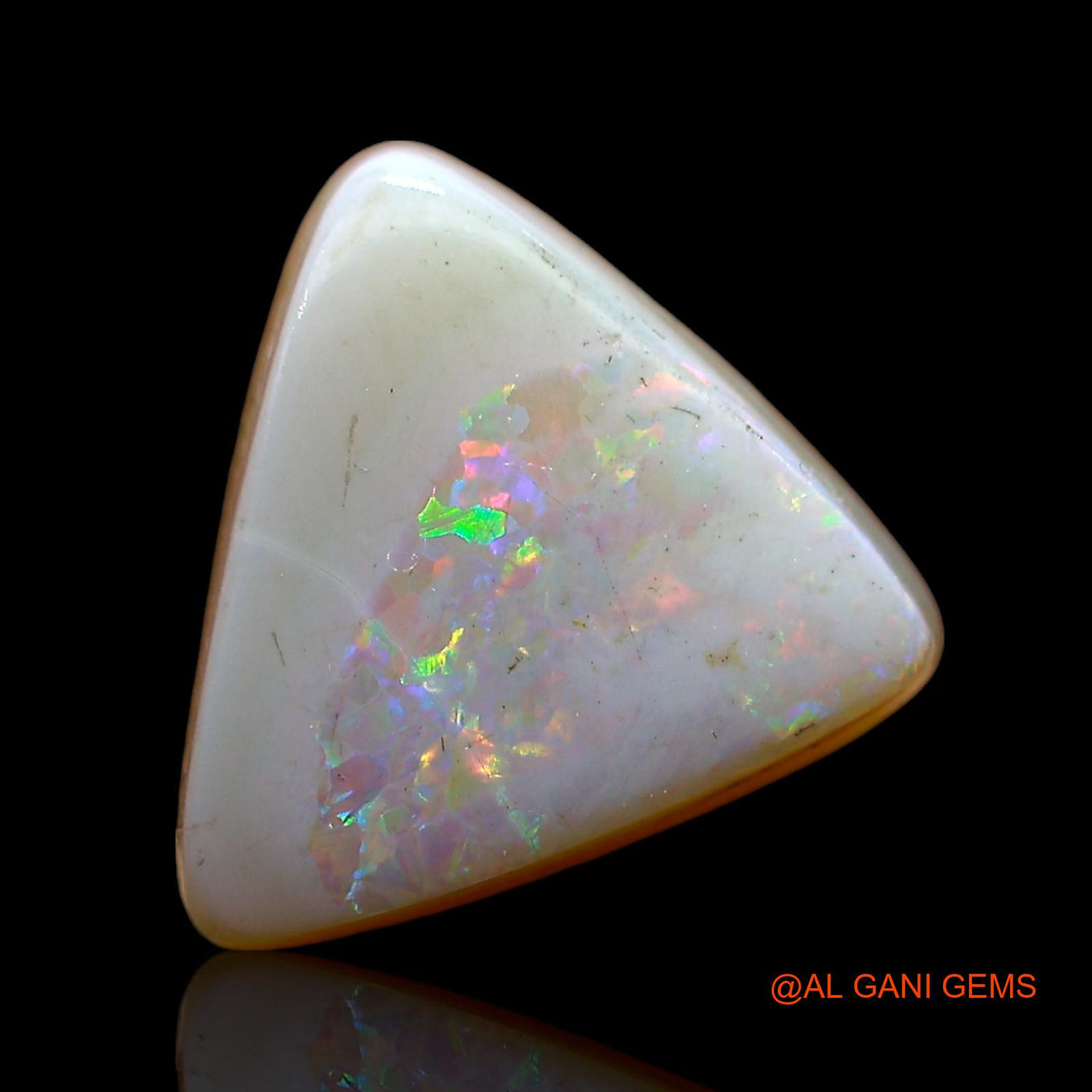 5.00 Cts Unheated Australian Doublet Opal Loose Gemstone Trillion Cabochon Natural 12x12x6 mm D-209