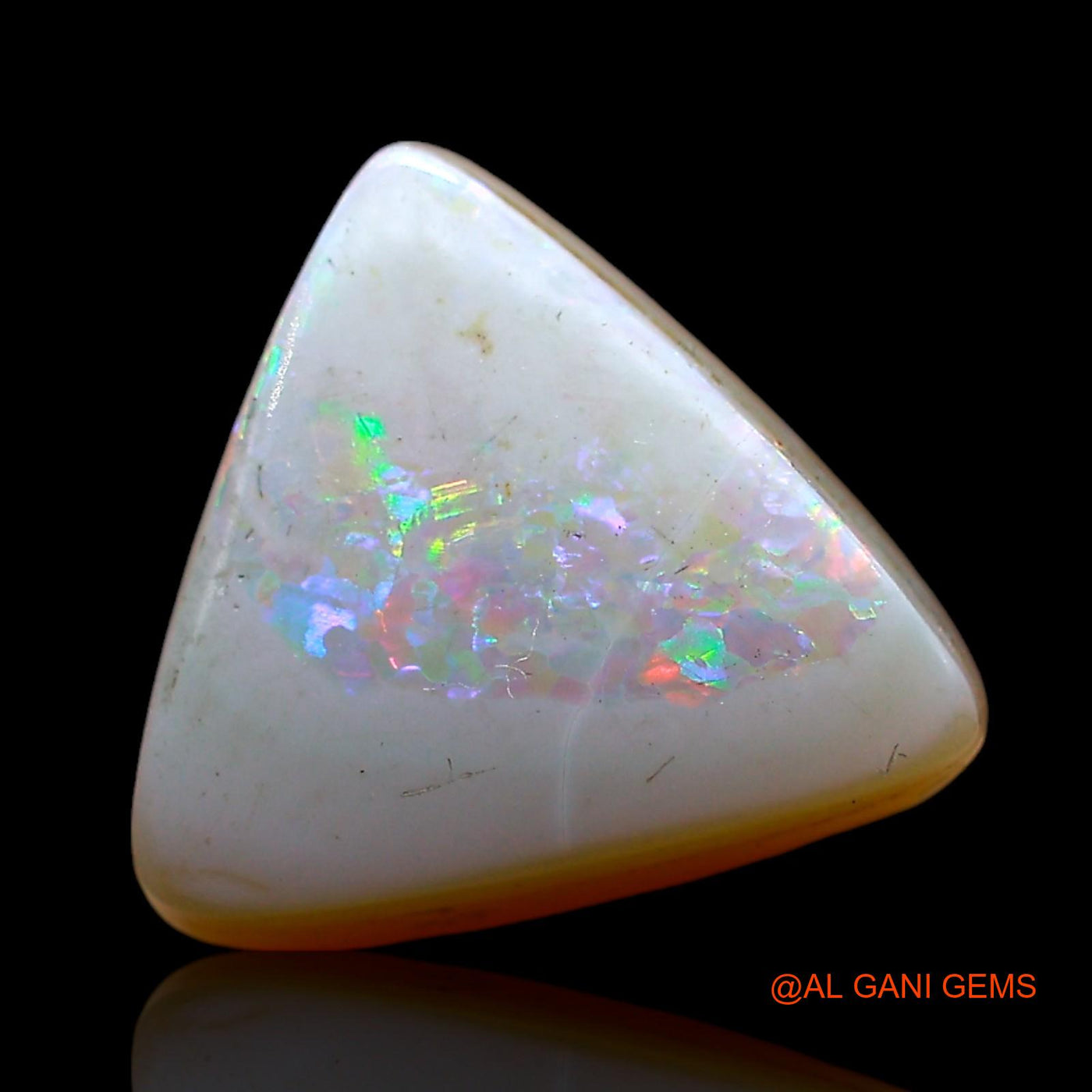 5.00 Cts Unheated Australian Doublet Opal Loose Gemstone Trillion Cabochon Natural 12x12x6 mm D-209