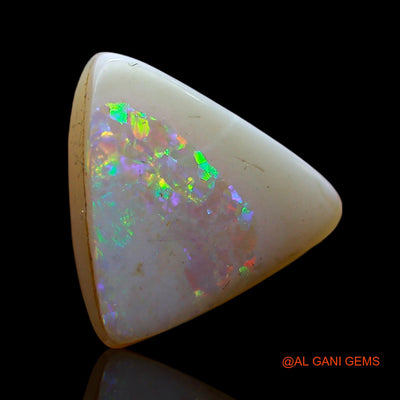 5.00 Cts Unheated Australian Doublet Opal Loose Gemstone Trillion Cabochon Natural 12x12x6 mm D-209