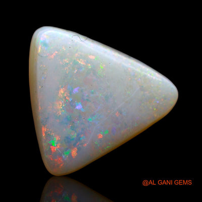 Natural Doublet Opal Gemstone 5.00 Cts Loose Trillion Cabochon From Australia 12x11x6 mm D-210