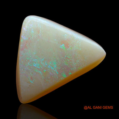 5.00 Cts Natural Australian Doublet Opal Trillion Cabochon Loose Gemstone For Jewelry 13x10x6 mm D-211