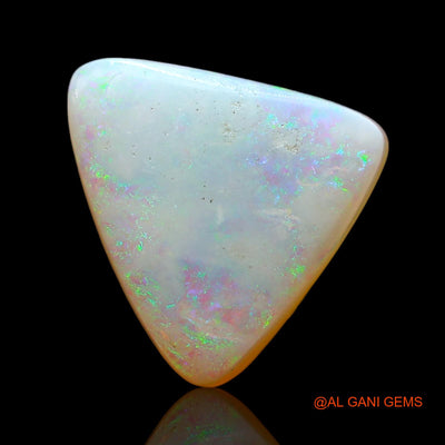 Natural Doublet Opal Gemstone 5.00 Cts Loose Trillion Cabochon From Australia 13x11x6 mm D-213