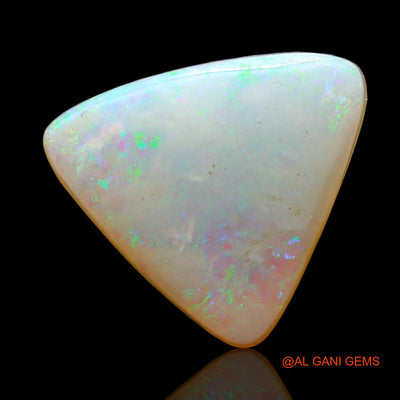 Natural Doublet Opal Gemstone 5.00 Cts Loose Trillion Cabochon From Australia 13x11x6 mm D-213