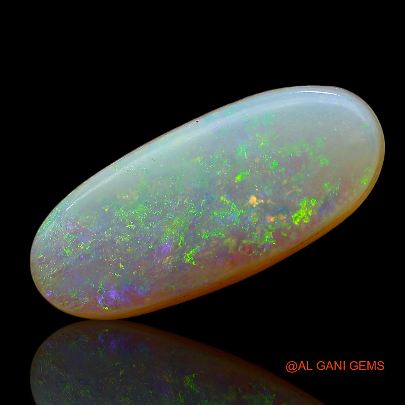 4.00 Cts Natural Australian Doublet Opal Oval Cabochon Loose Gemstone For Jewelry 16x7x5 mm D-214