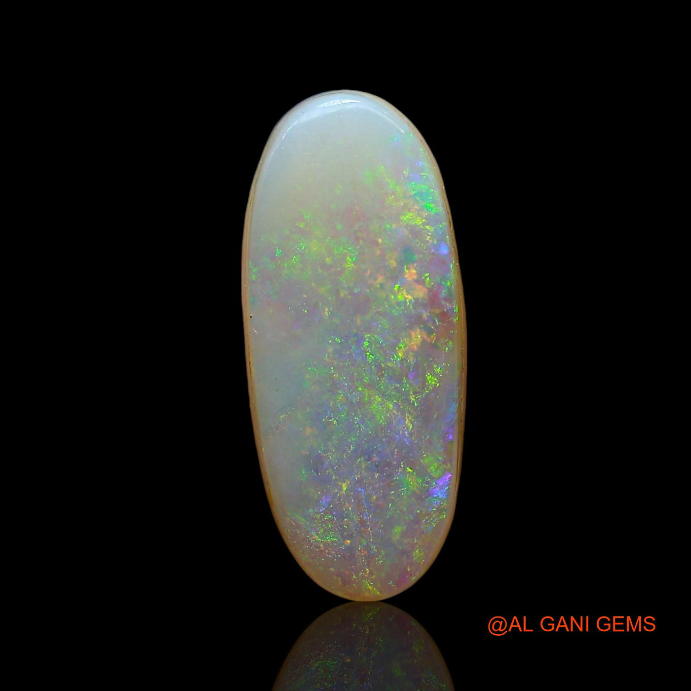 4.00 Cts Natural Australian Doublet Opal Oval Cabochon Loose Gemstone For Jewelry 16x7x5 mm D-214