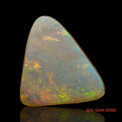 4.00 Cts Unheated Australian Doublet Opal Loose Gemstone Trillion Cabochon Natural 13x10x5 mm D-215