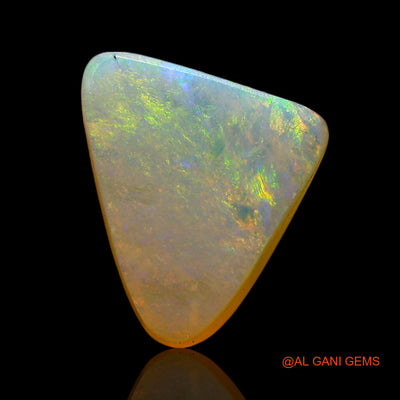 4.00 Cts Unheated Australian Doublet Opal Loose Gemstone Trillion Cabochon Natural 13x10x5 mm D-215