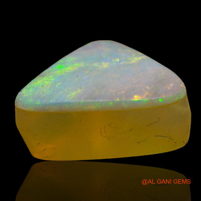 4.00 Cts Unheated Australian Doublet Opal Loose Gemstone Trillion Cabochon Natural 13x10x5 mm D-215