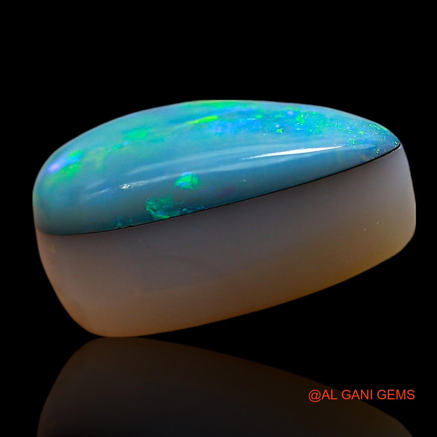 5.00 Cts Natural Australian Doublet Opal Pear Cabochon Loose Gemstone For Jewelry 13x8x6 mm D-217