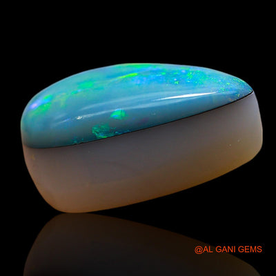 5.00 Cts Natural Australian Doublet Opal Pear Cabochon Loose Gemstone For Jewelry 13x8x6 mm D-217