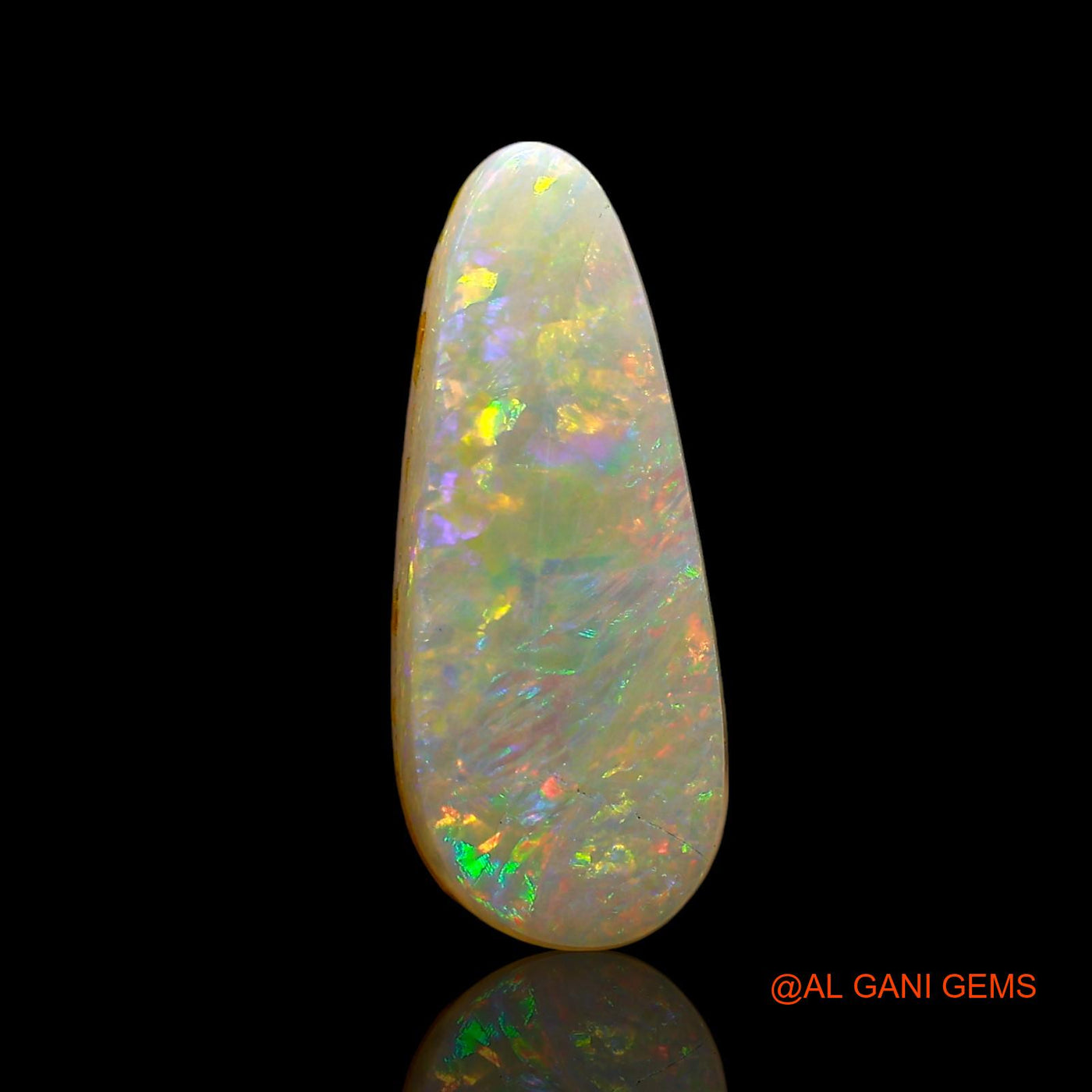 2.00 Cts Natural Australian Doublet Opal Loose Gemstone Fancy Cabochon 15x6x3 mm D-219