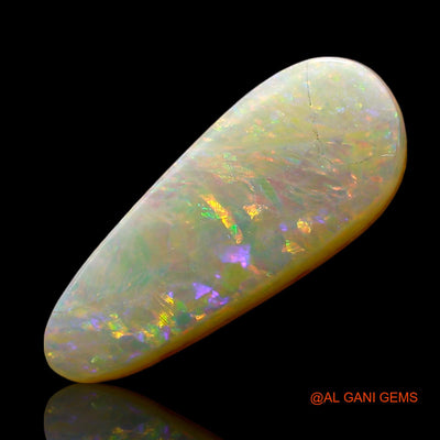 2.00 Cts Natural Australian Doublet Opal Loose Gemstone Fancy Cabochon 15x6x3 mm D-219