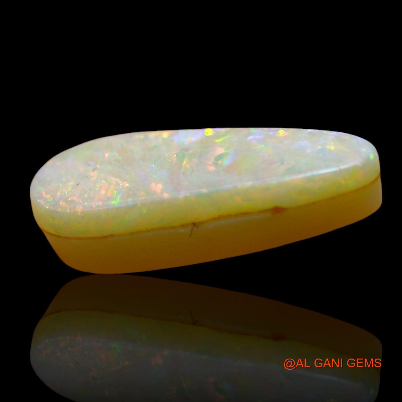 2.00 Cts Natural Australian Doublet Opal Loose Gemstone Fancy Cabochon 15x6x3 mm D-219